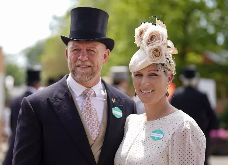 Внучка Елизаветы II Зара Тиндалл и Майк Тиндалл посетили скачки Royal Ascot