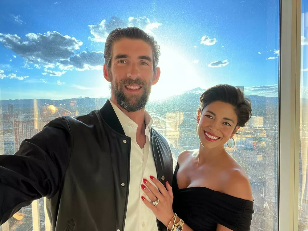 Майкл Фелпс и Николь Джонсон