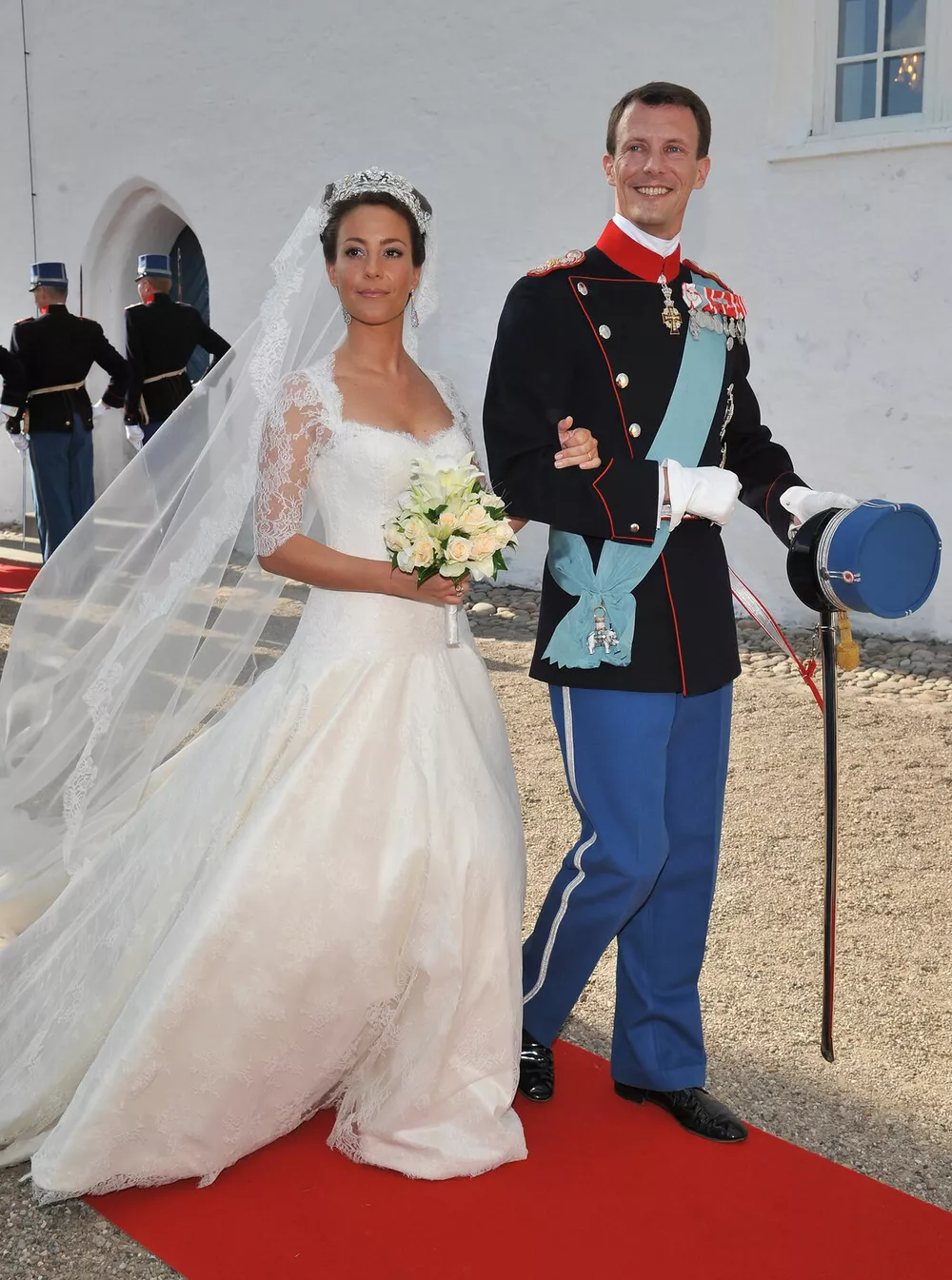 Молодожены Мари и Иоахим 24 мая 2008 года