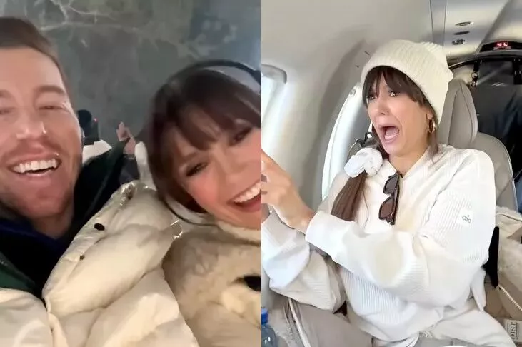 Нина Добрев и Шон Уайт