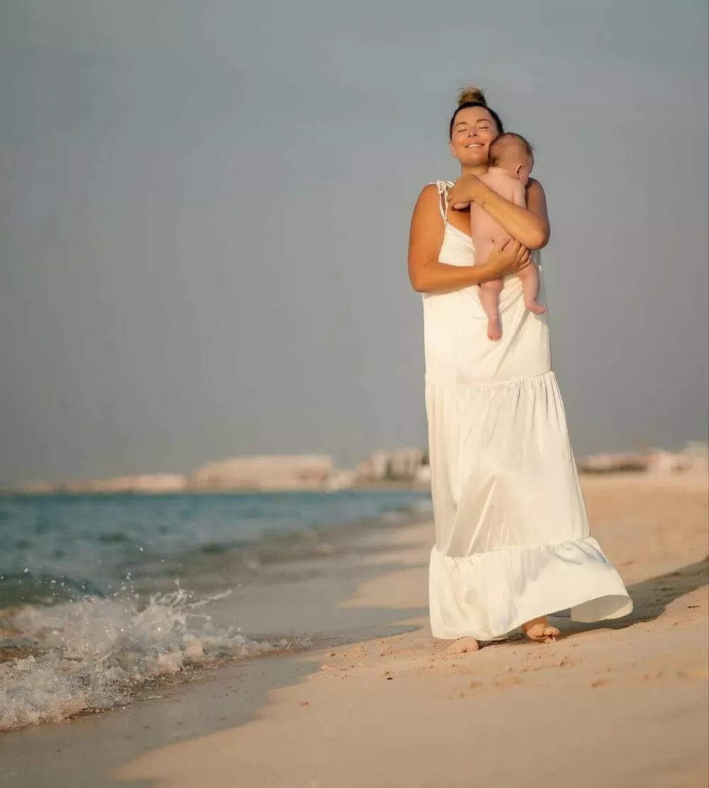 Мария Кожевникова с сыном