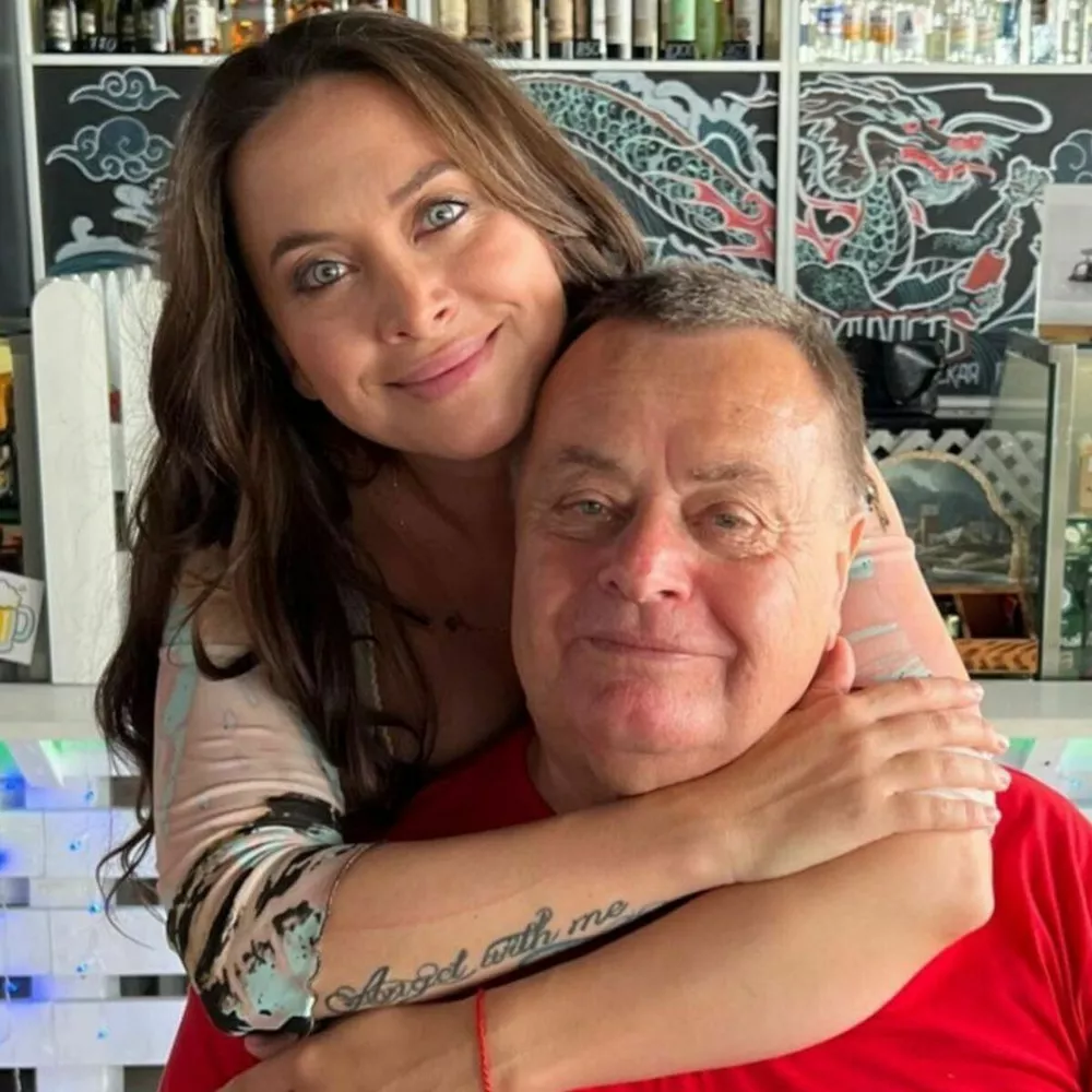 Наталья Фриске с папой