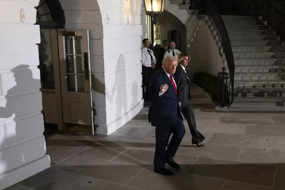 Мелания и Дональд Трамп