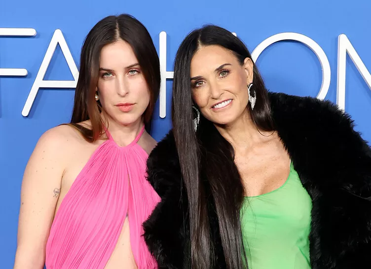 Деми Мур с дочерью, Хайди Клум, Мария Шарапова и другие на Fashion Trust US Awards 2023