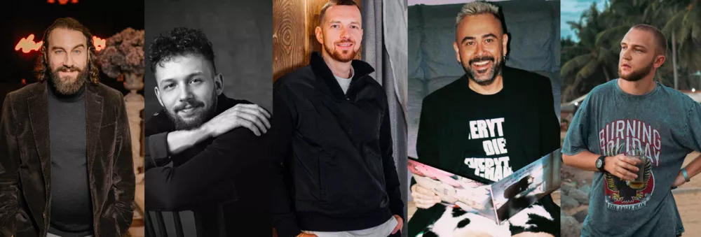 Мирко Дзаго, Александр Кучеров, Виктор Белей, Евгений Викентьев и Никита Кузьменко