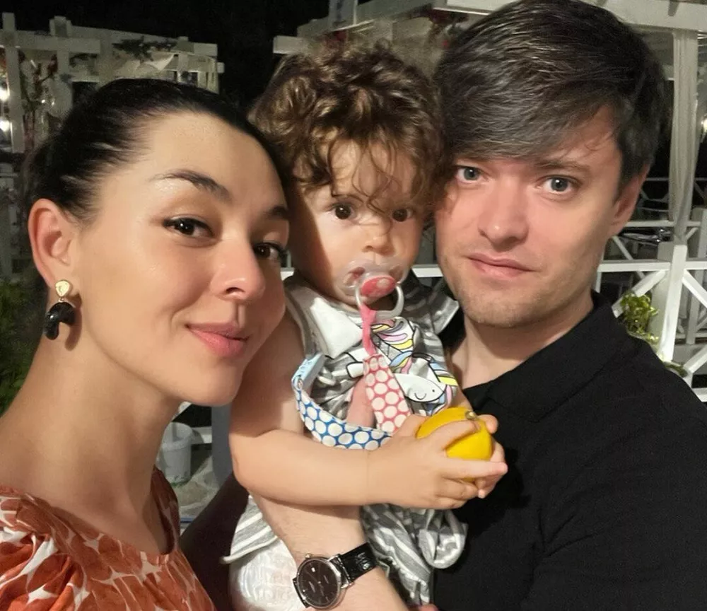 Марина и Аркадий с дочерью Никой