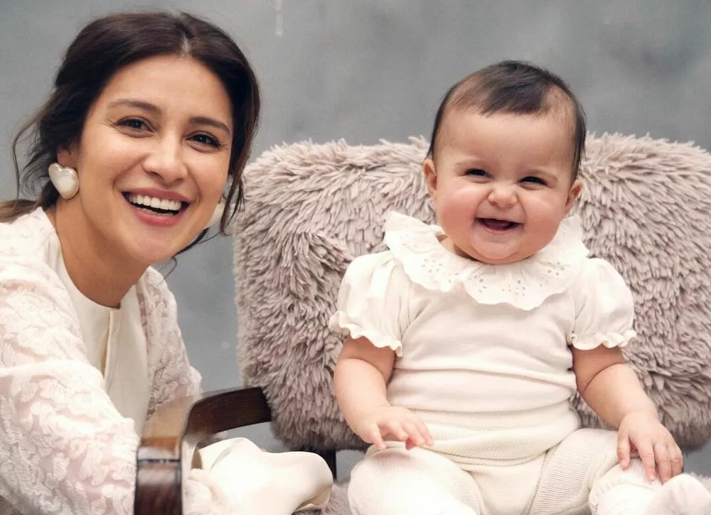 Равшана Куркова отметила первый день рождения дочери