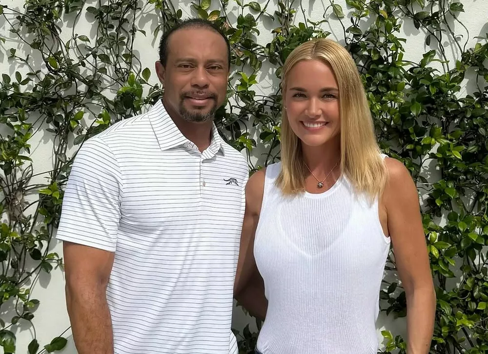 Тайгер Вудс впервые выложил в соцсети фото с возлюбленной Ванессой Трамп