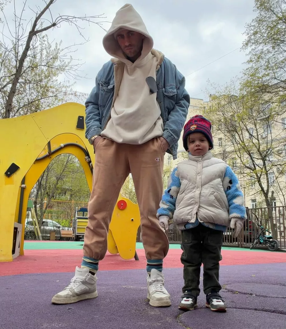 Дмитрий Чеботарев с сыном