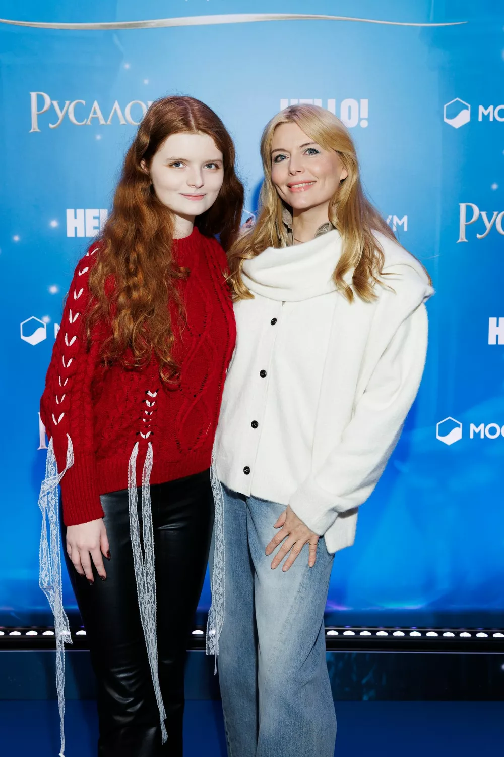 Анна Чурина с дочкой