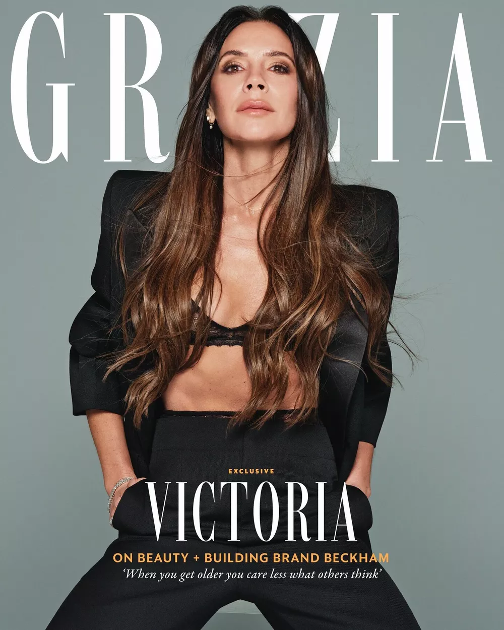 Виктория Бекхэм на обложке Grazia