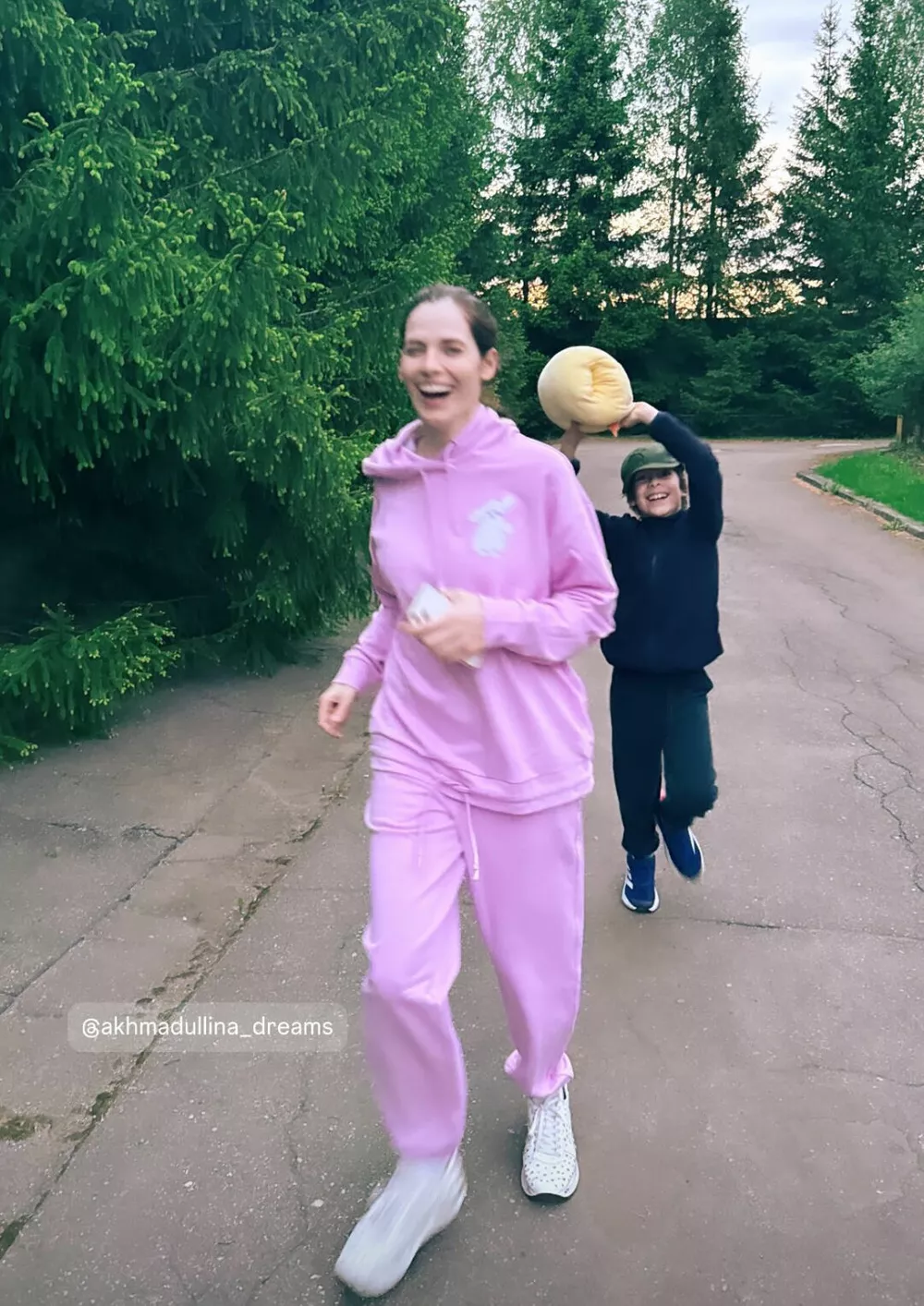 Юлия с сыном