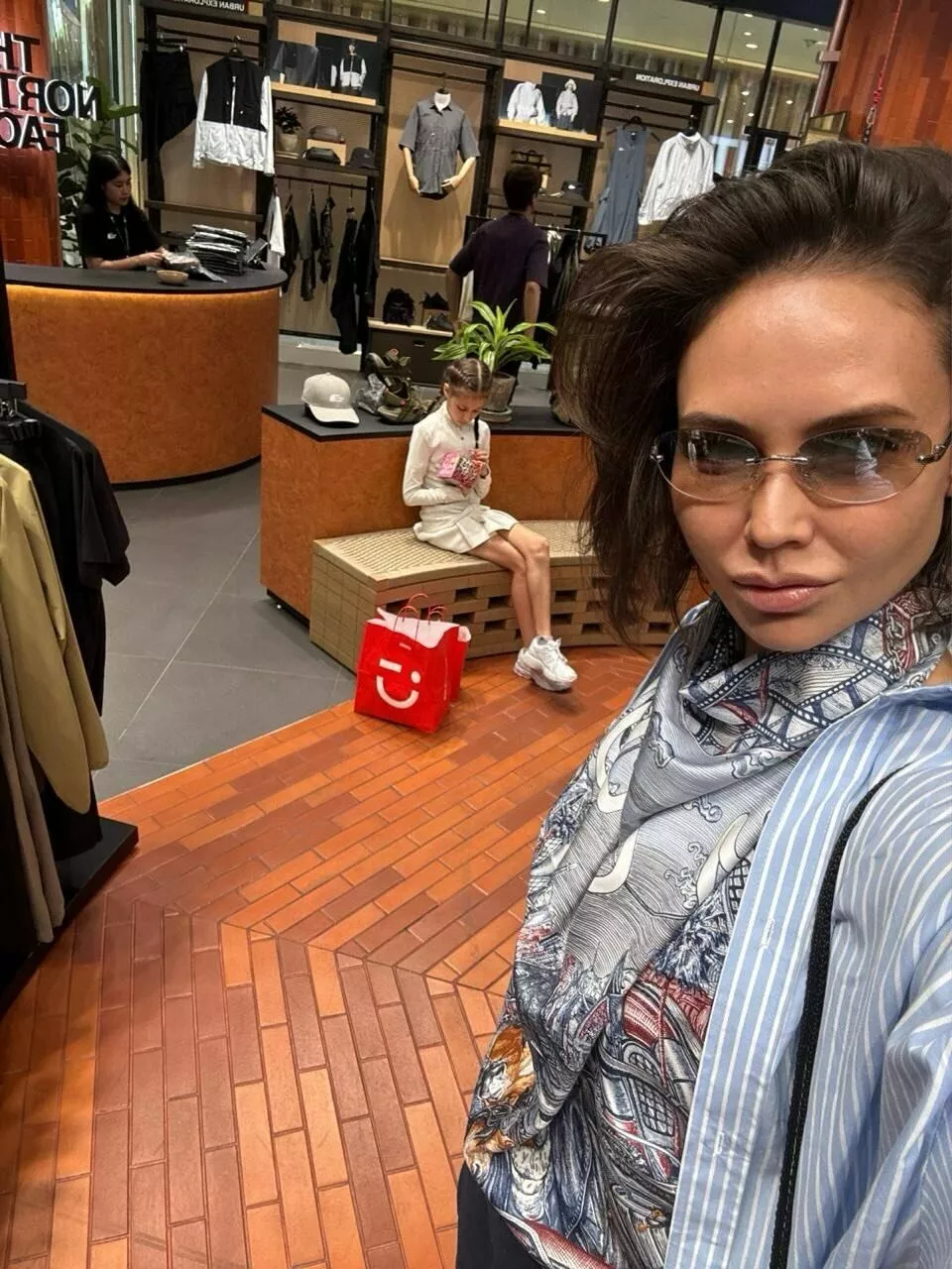 Ляйсан Утяшева с дочкой