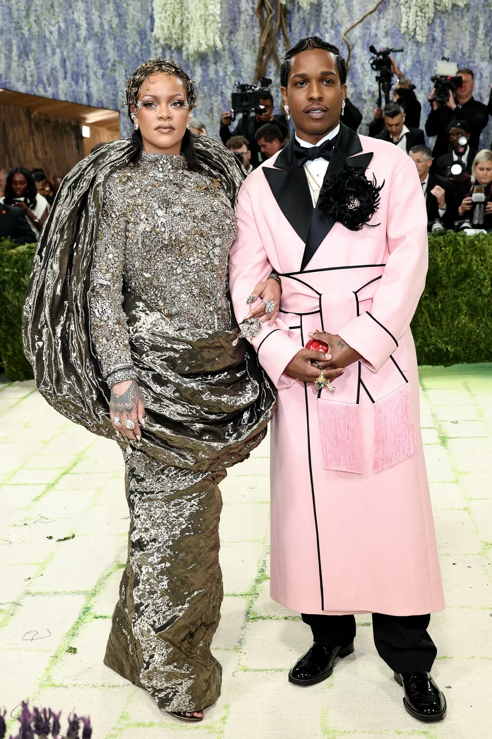 Рианна в Maison Margiela и A$AP Rocky