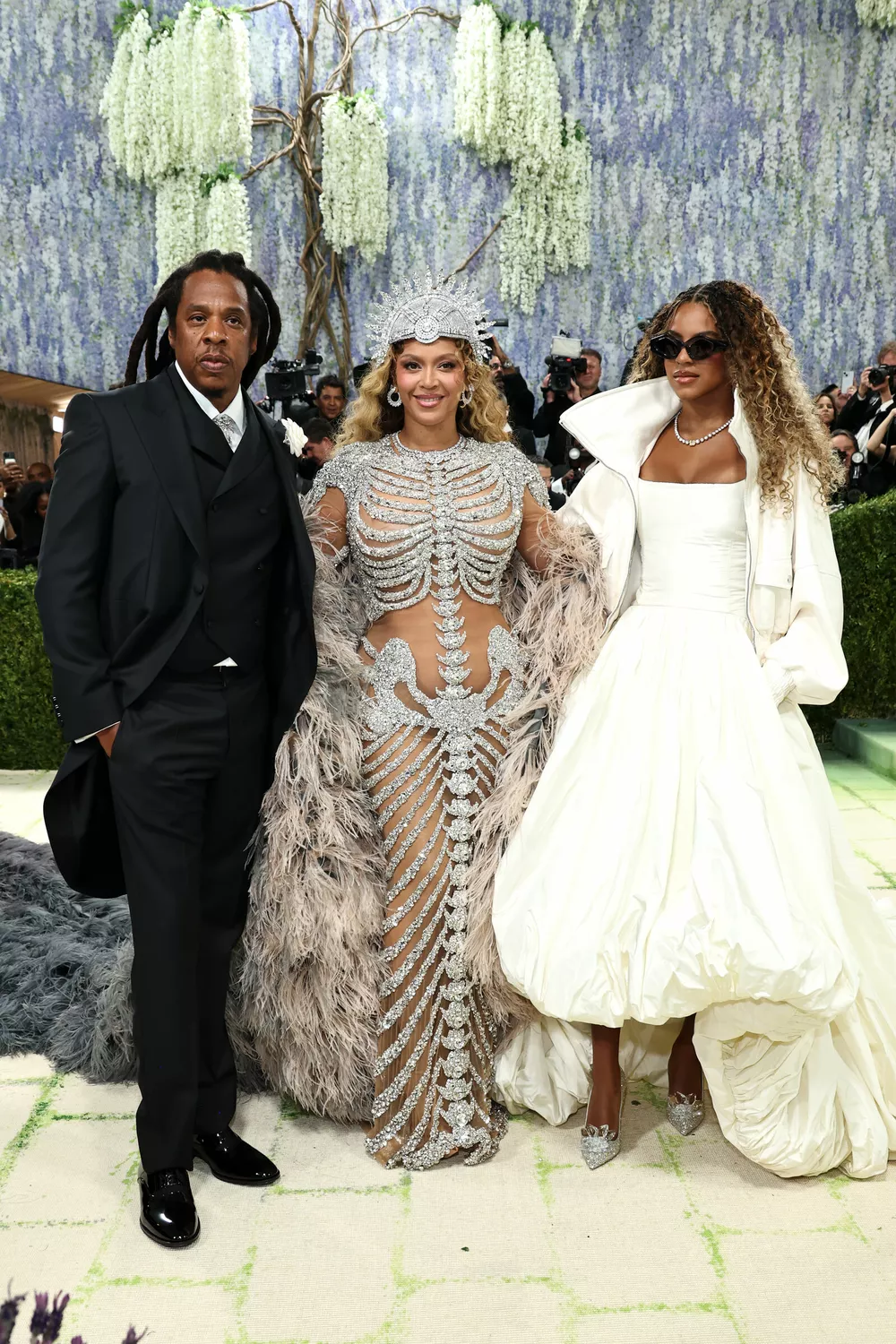 Jay-Z и Бейонсе в Olivier Rousteing с дочкой Блю Айви