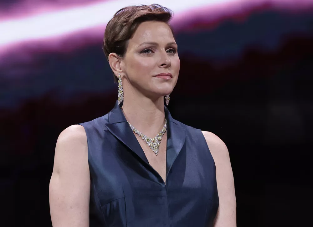 Княгиня Монако Шарлен посетила закрытие телевизионного фестиваля в Монте-Карло