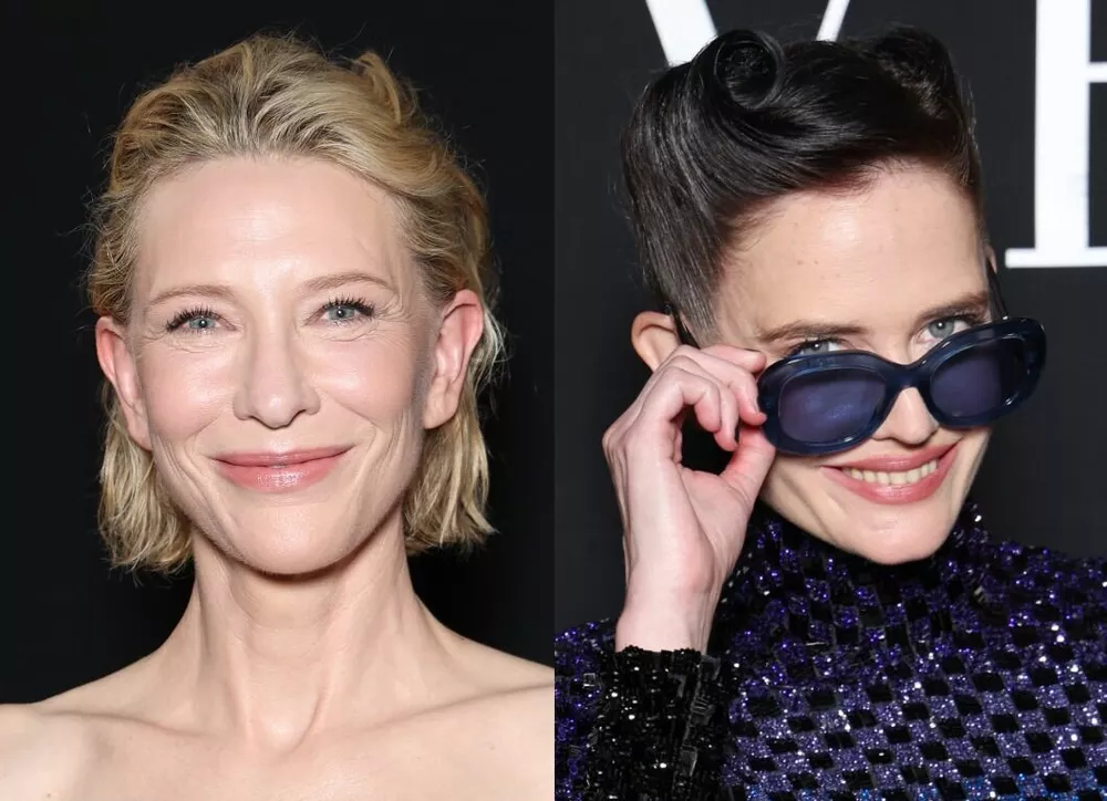 Кейт Бланшетт и Ева Грин посетили модное шоу в Париже