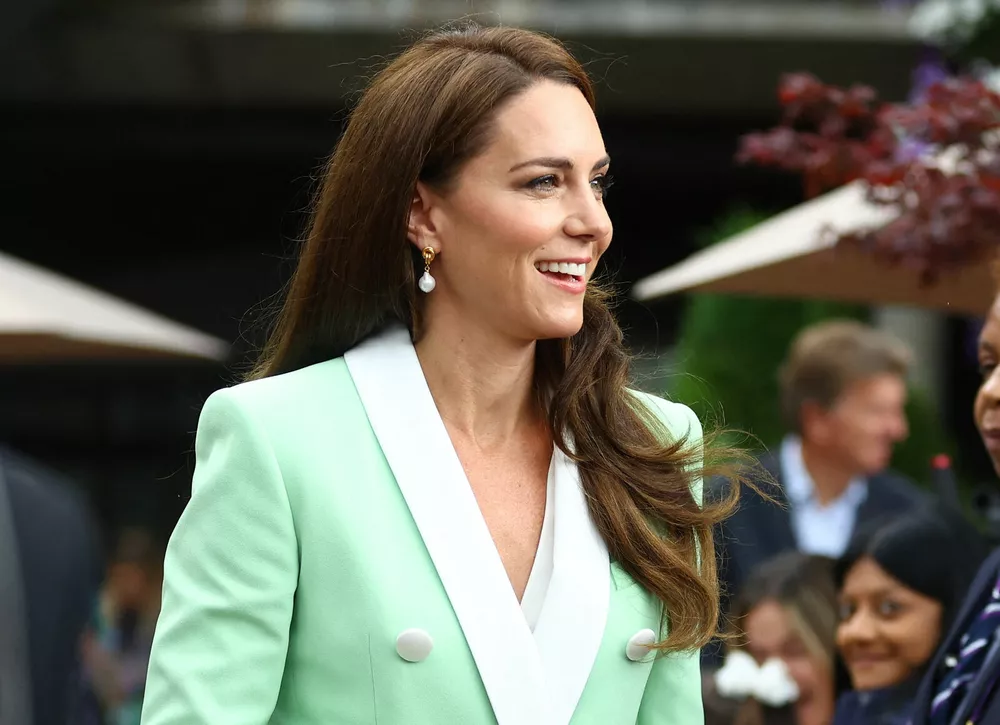 Кейт Миддлтон посетила Уимблдон и встретилась с Роджером Федерером