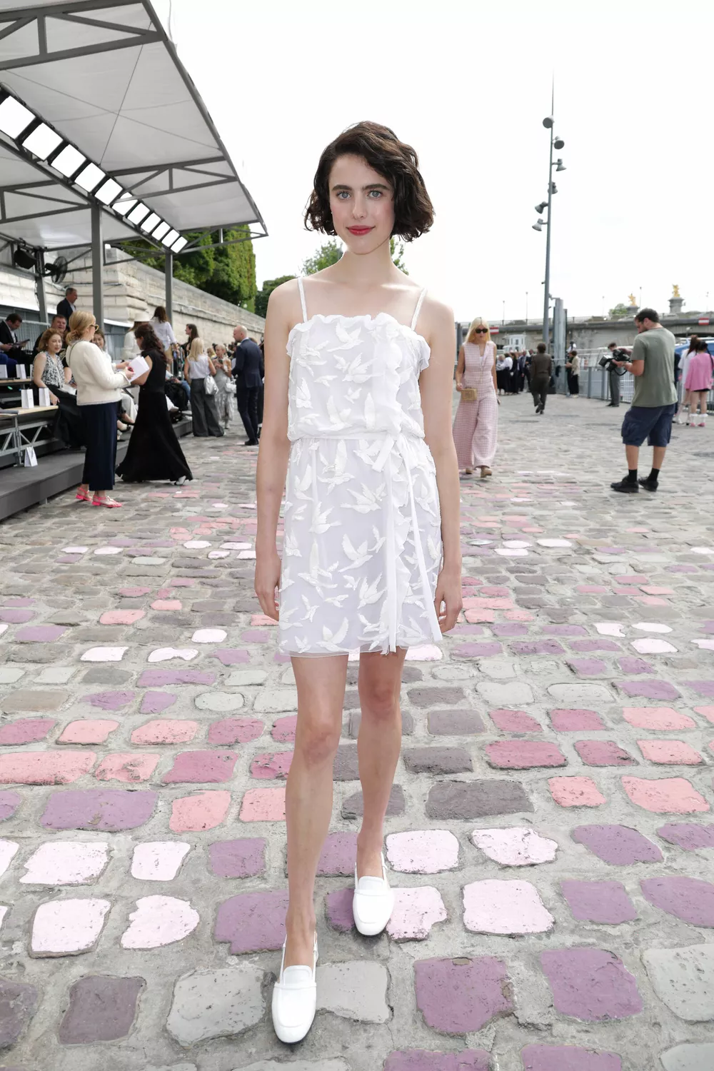 Маргарет Куэлли на показе Chanel