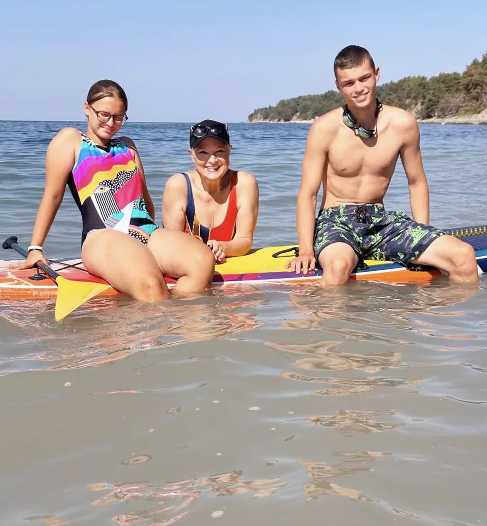 Маргарита с приемными детьми