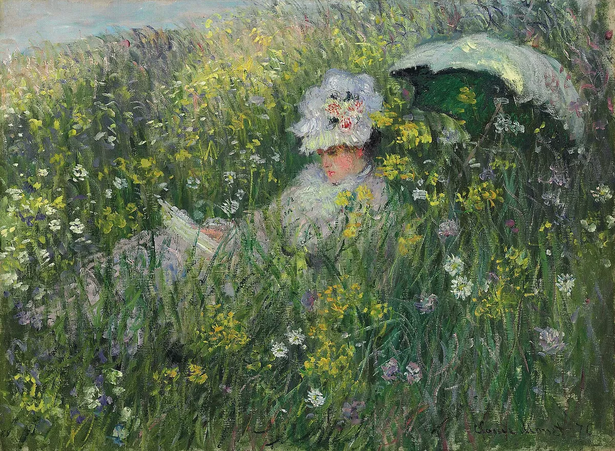 Клод Моне. «На лугу» (Dans la prairie), 1876 год, частное собрание.