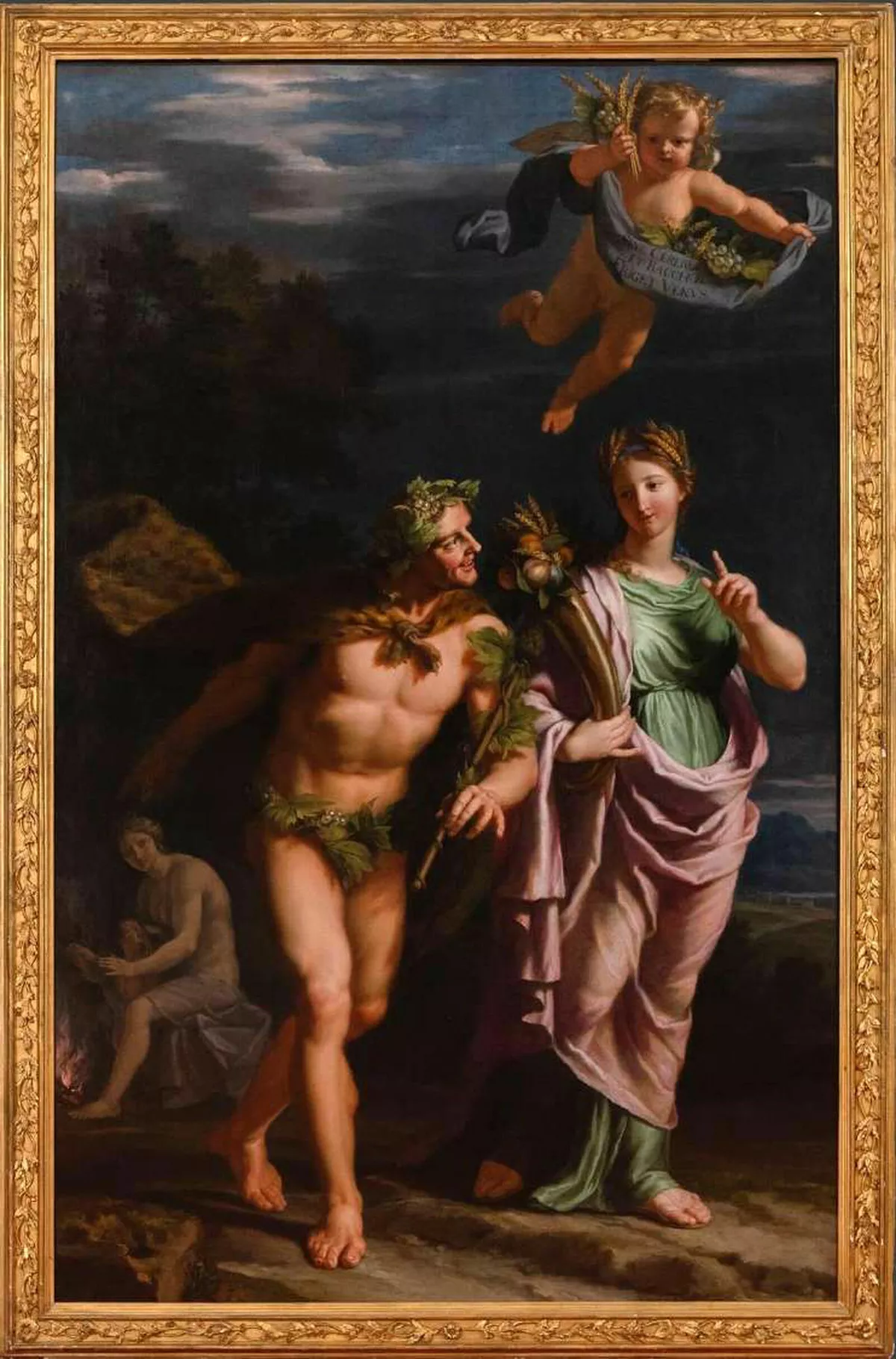 Жан‑Батист де Шампень. «Sine Cerere et Baccho friget Venus» (в переводе с латыни: «Без Цереры и Вакха мёрзнет Венера»). Конец XVII века (около 1665–1670 гг.). Холст, масло.