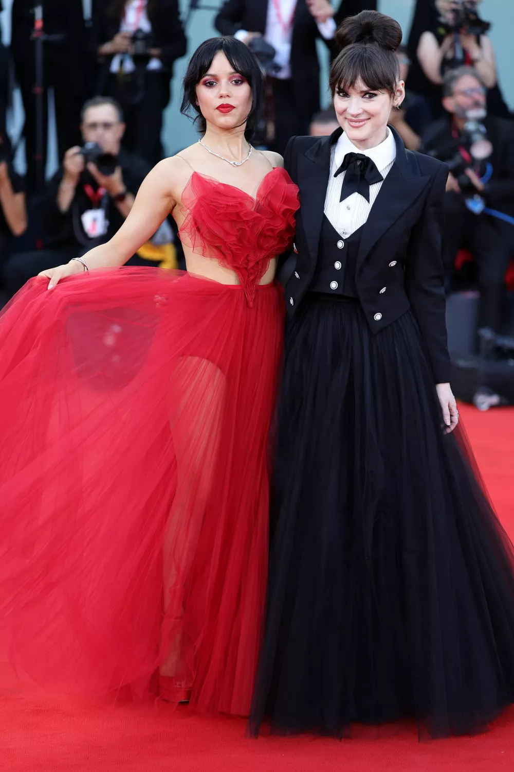 Дженна Ортега и Вайнона Райдер