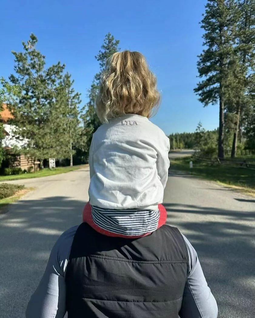 Крис Пратт с дочерью