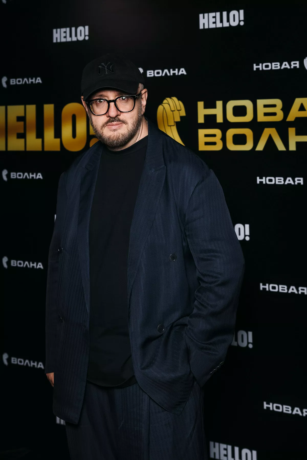 Владимир Помукчинский на вечеринке HELLO! в рамках «Новой волны 2026», 23 августа 2026 г.