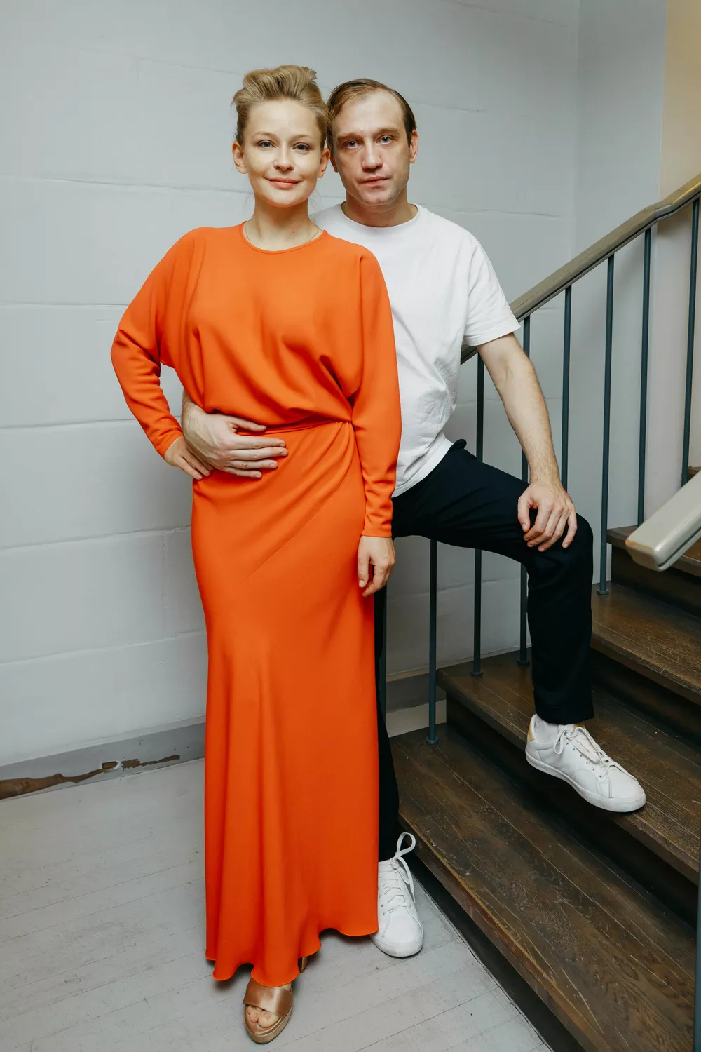 Юлия Пересильд и Михаил Тройник