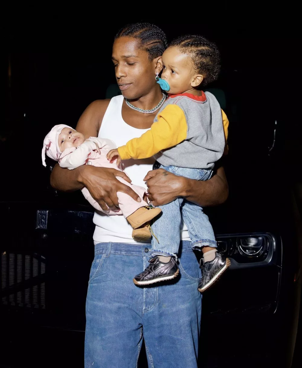 Рианна и A$AP Rocky с детьми
