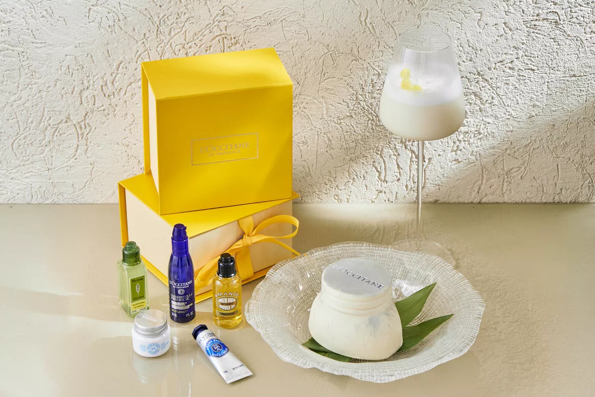 L'Occitane в ресторане Avero mio