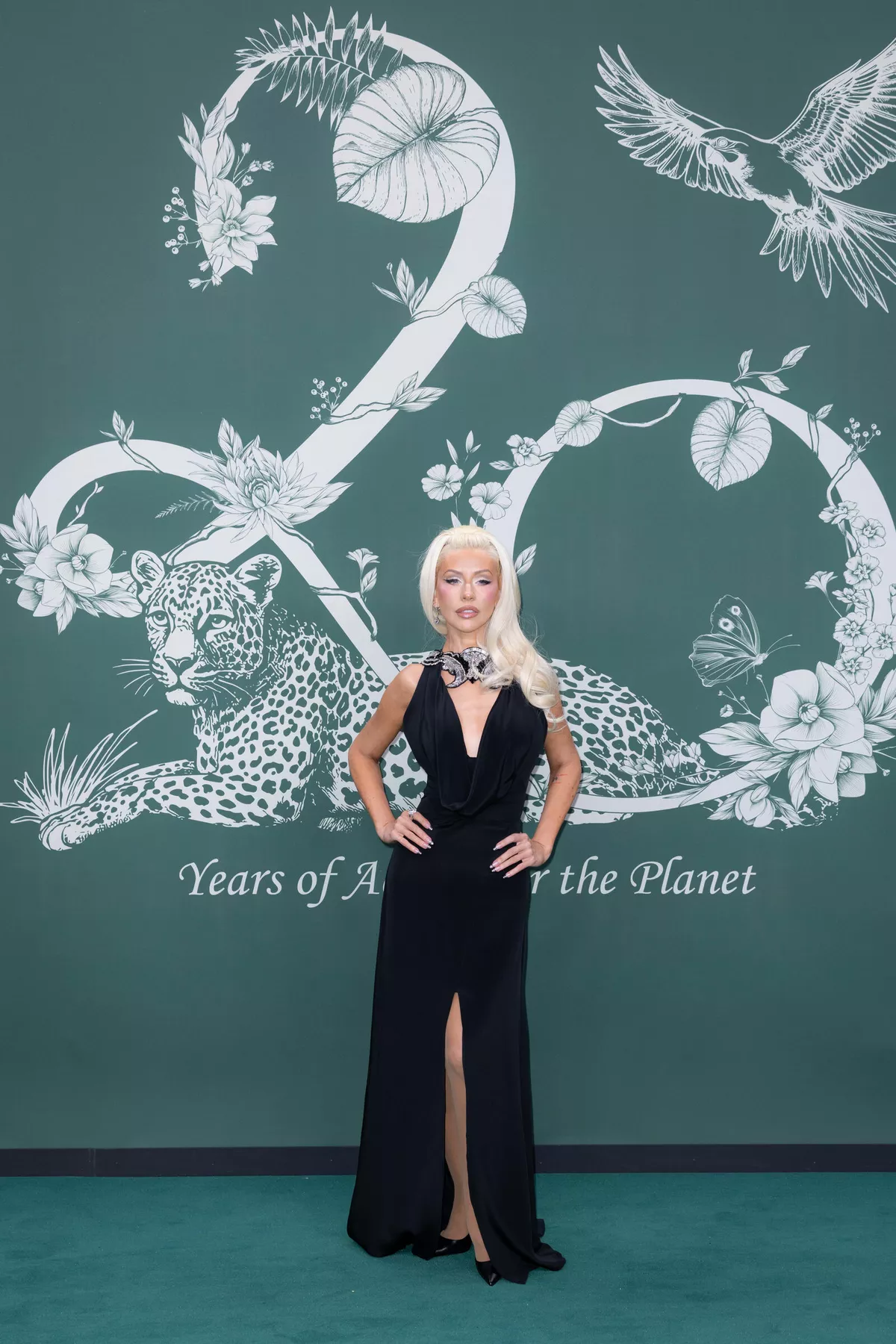Кристина Агилера в Versace в Монако
