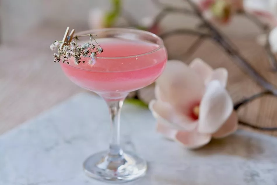 Моктейль Sakura fizz