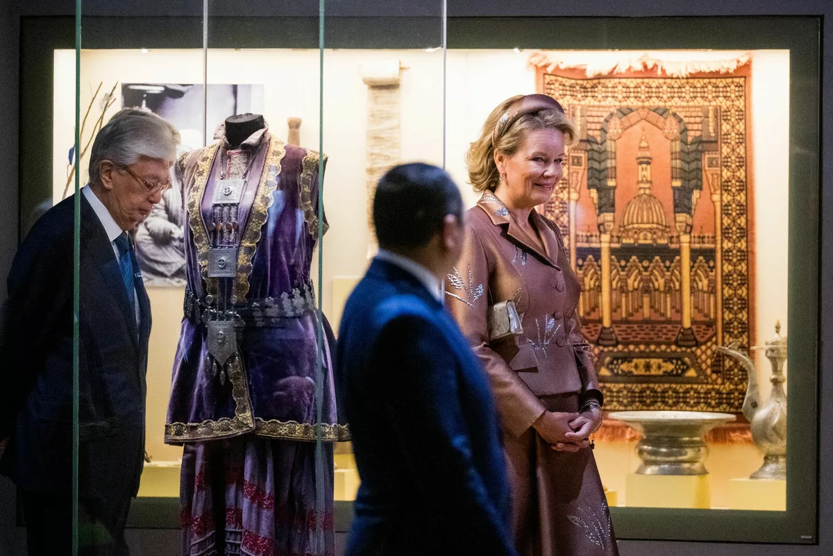 Президент Казахстана Касым-Жомарт Токаев и королева Бельгии Матильда