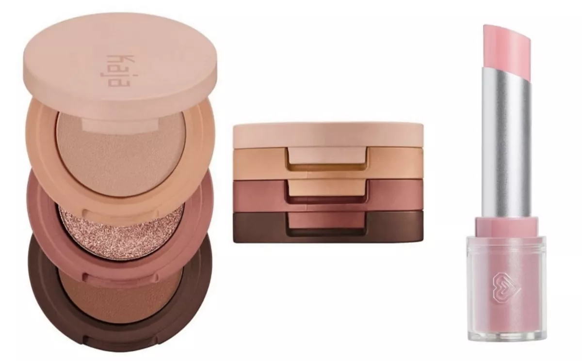 Палетка теней и бальзам для губ из коллекции Kaja Beauty Bento