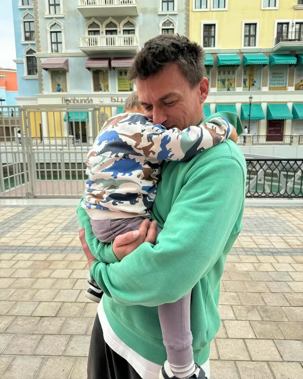 Влад Топалов с сыном