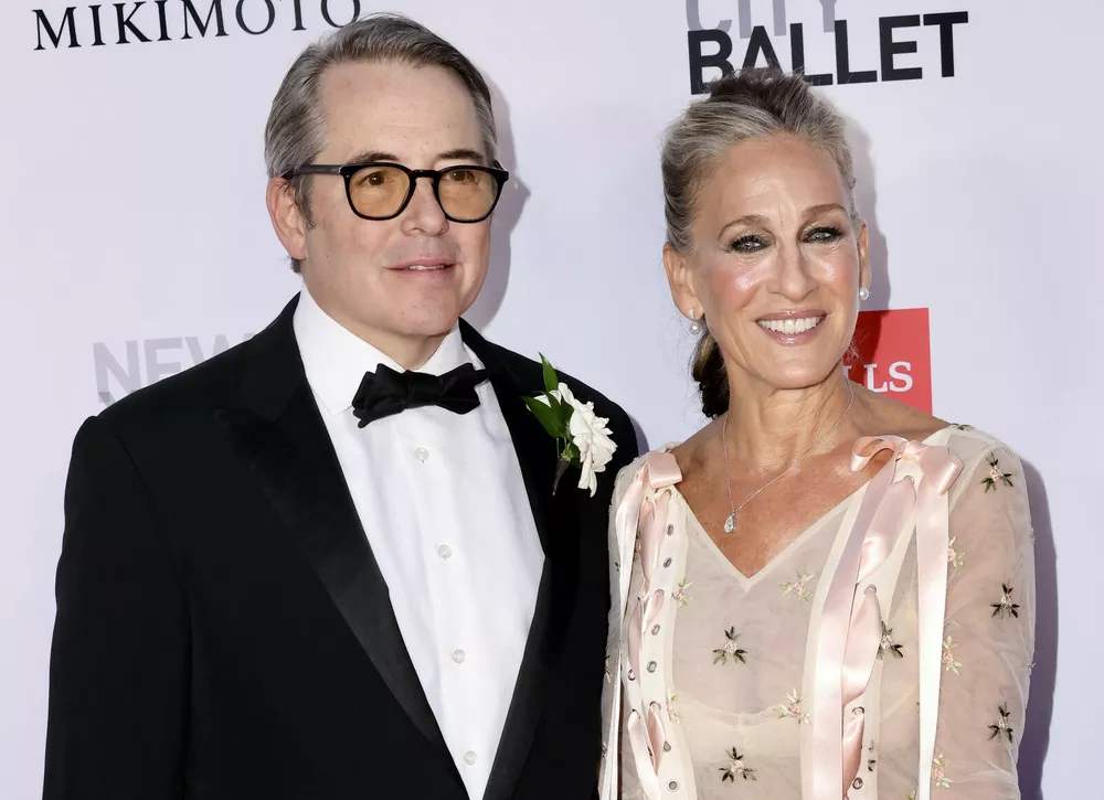 Сара Джессика Паркер с Мэттью Бродериком на гала-вечере New York City Ballet в Нью-Йорке