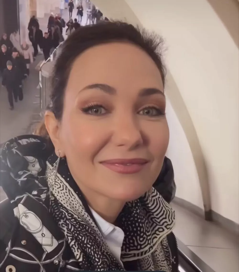 Екатерина в метро