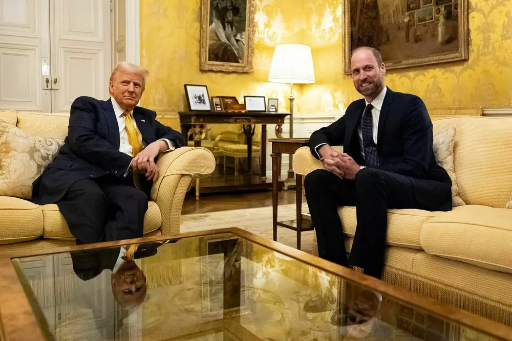 Дональд Трамп и принц Уильям
