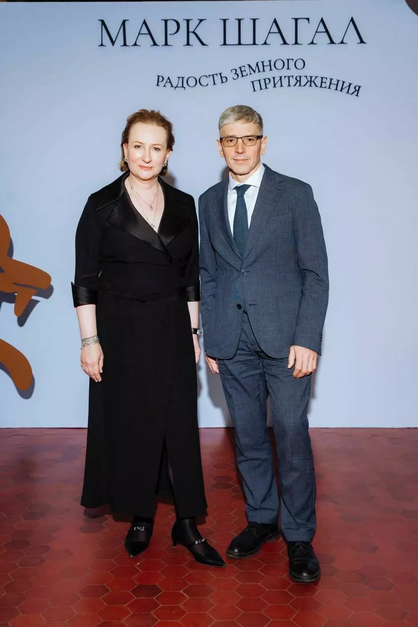 Глава Департамента культуры Москвы Алексей Фурсин и директор музея Ольга Галактионова