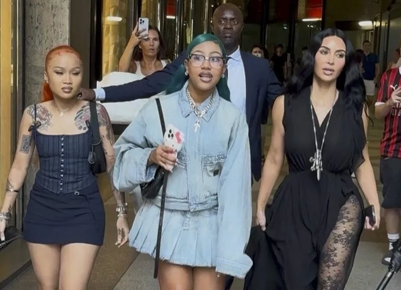 Дочь Ким Кардашьян Норт отреагировала на критику своей внешности