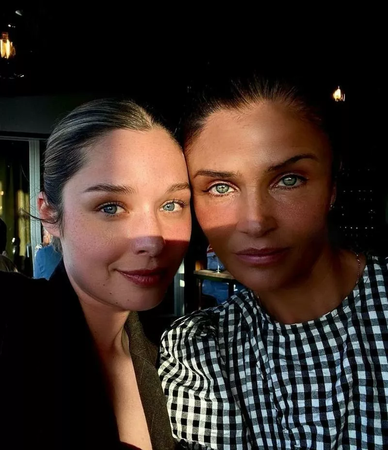 Хелена с племянницей