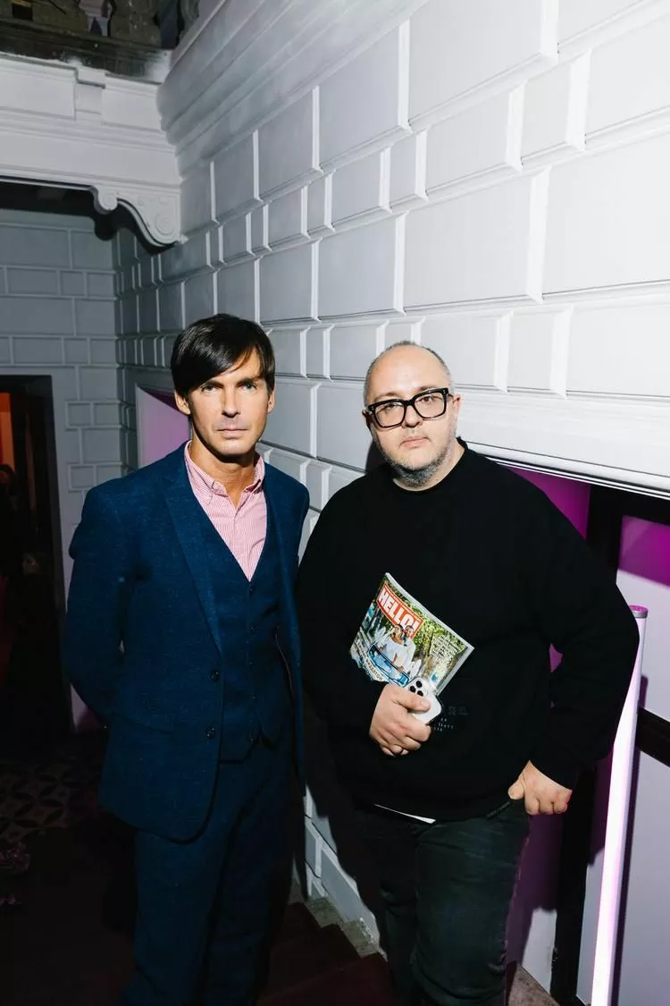 Константин Шапилов и издатель журнала HELLO! Владимир Помукчинский