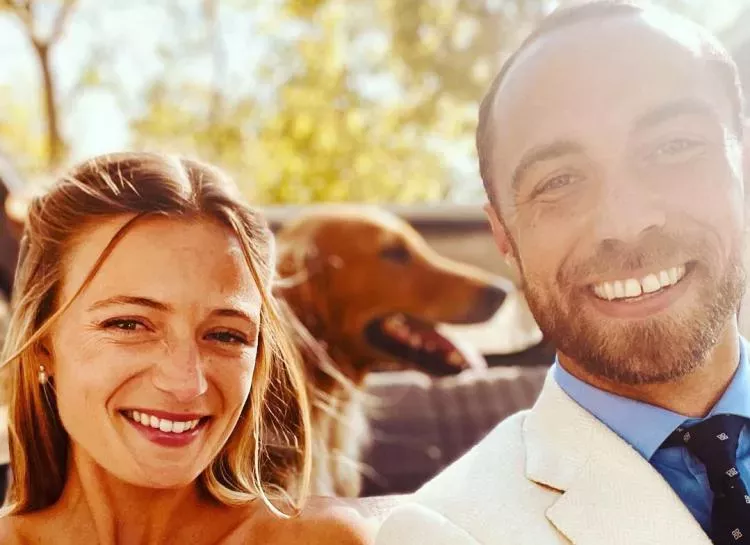 Брат Кейт Миддлтон Джеймс женился на своей давней возлюбленной