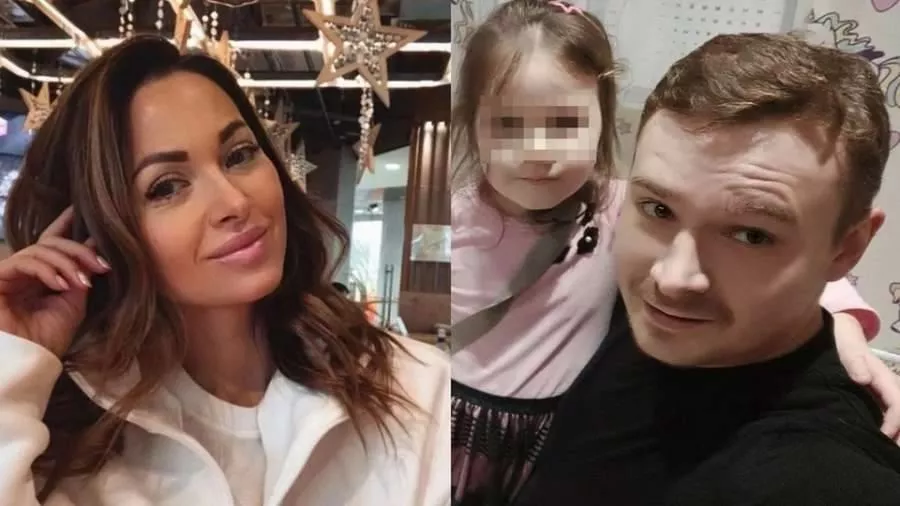 Екатерина Тарасова и Антон Тарасов с дочерью