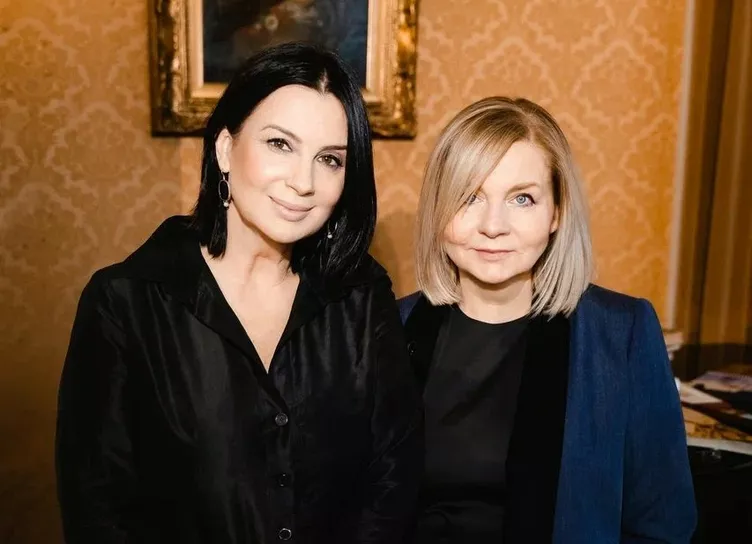 Екатерина Стриженова, Лина Дембикова, Анар Халилов и другие на презентации коллекции Victoria Andreyanova