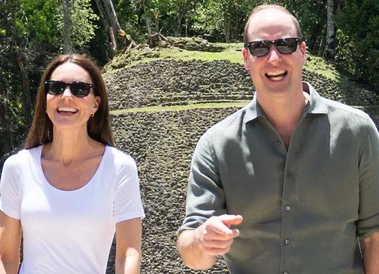 Кейт Миддлтон и принц Уильям научились выживать в джунглях Белиза 