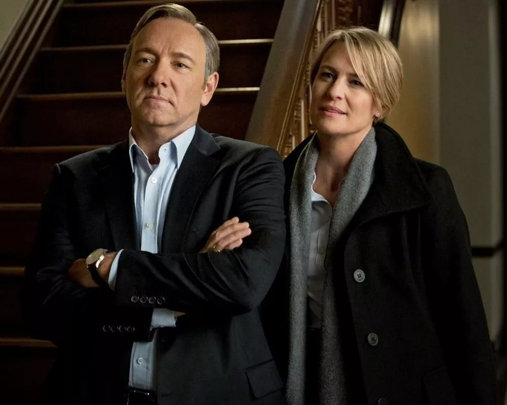 Кевин Спейси и Робин Райт в сериале 