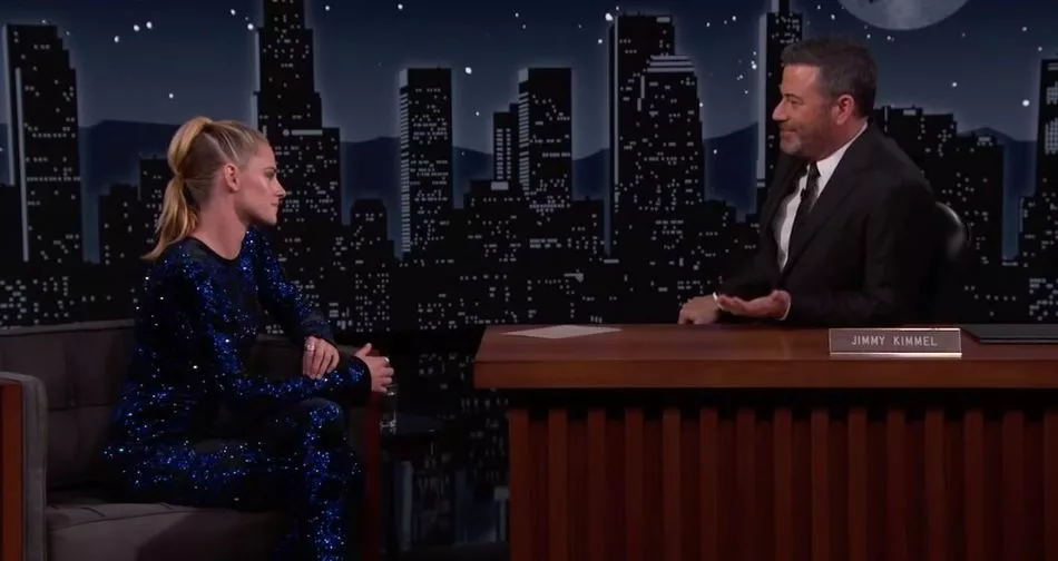 Кристен Стюарт и Джимии Киммел 